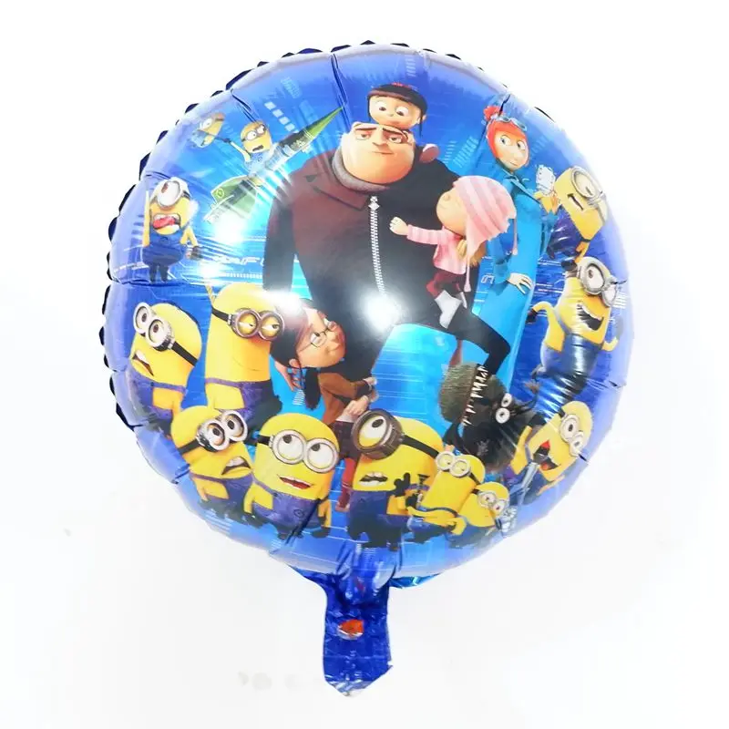 Balloons 1pcs 1 Набор бумажных салфеток с миньонами, одноразовые столовые приборы, свадебные украшения для детей, девочек и мальчиков, украшения на день рождения, Детские принадлежности для душа - Цвет: Balloons 1pcs