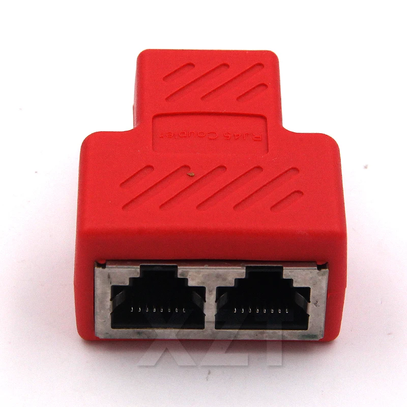 Новый Красочный медный сердечник 1 к 2 RJ45 соединитель сетевой кабельный сплиттер