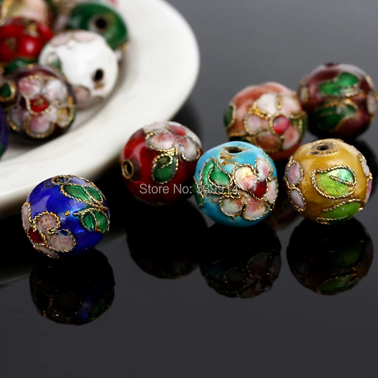 100 шт./лот Смешанные Ассорти Перегородчатые бусины бусы вырезать цветок