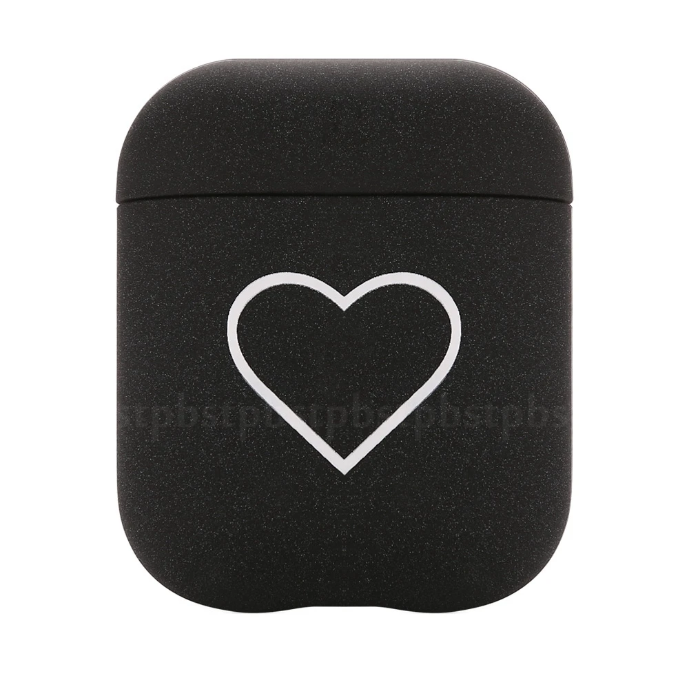 Модный милый чехол для пар с сердечками, чехол для Airpods, Жесткий ПК, беспроводной Bluetooth чехол для наушников, чехол для Air Pods, аксессуары для наушников