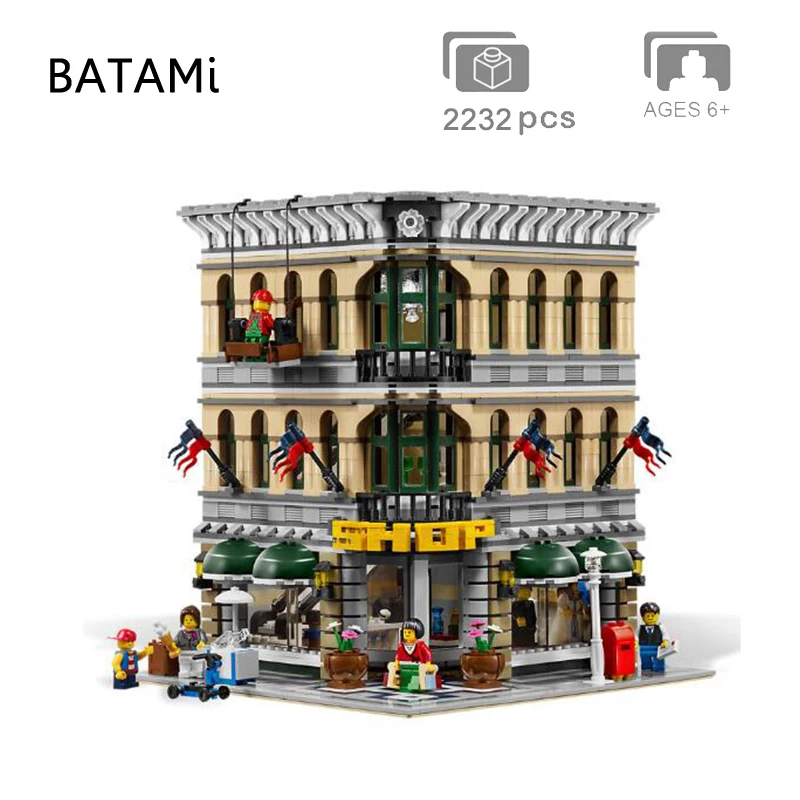 Модель, конструкторные блоки, Детские кубики, игрушки, совместимые с создателей города улица дома 15001 15002 15003 15004 15005 15006 15007 15008