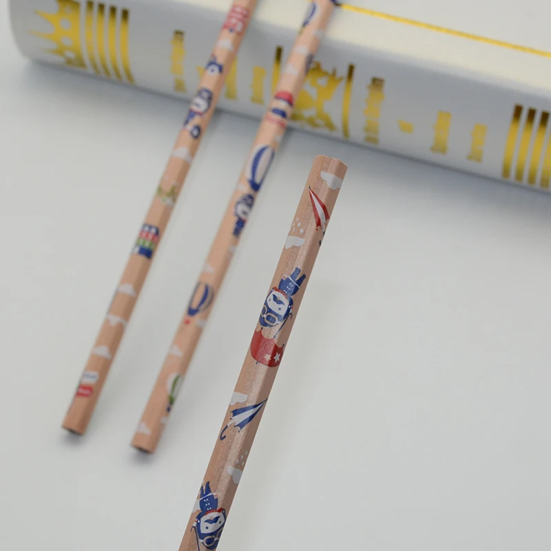 Карандаш HB 2B с рисунком из мультфильма Ляпис школьные принадлежности для детей