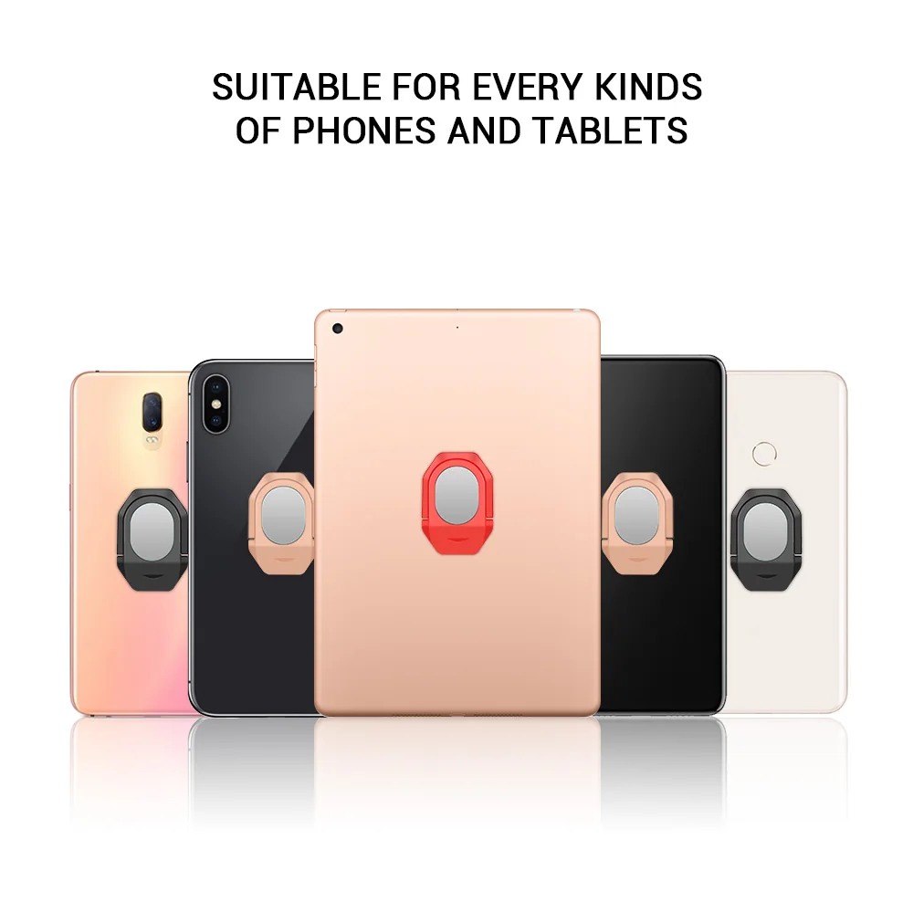 Universal Ring Phone Holder For iPhone 11 Pro 7 8 XR X Desk Stand Finger Redmi Note Desktop | Мобильные телефоны и