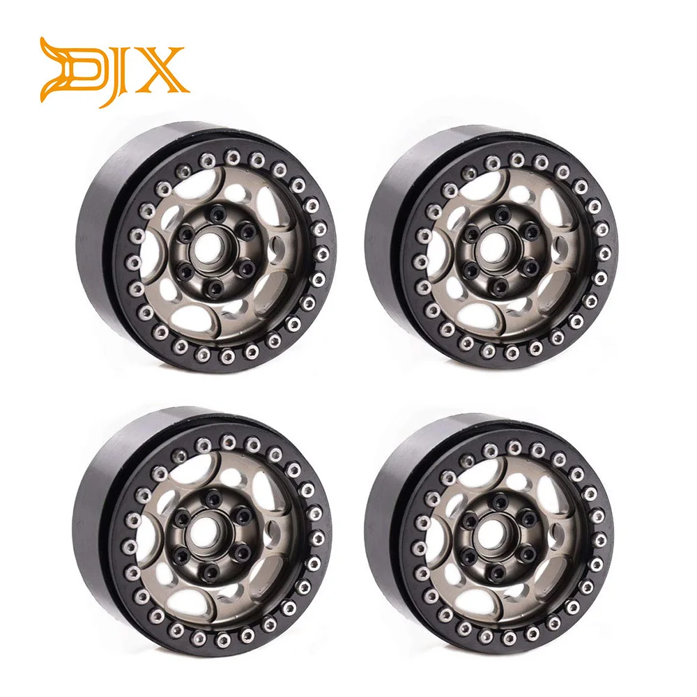 4 шт. Металл 1 9 &quotсверхмощный Beadlock колеса диски для 1/10 RC Гусеничный осевой Scx10 II D90