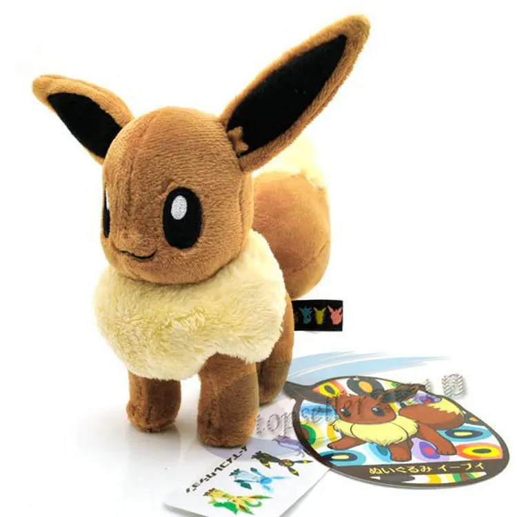 yuanshiyibei Takara Tomy Pokemon Pikachu Eevee плюшевые игрушки Jigglypuff Charmander Gengar Bulbasaur животные плюшевые мягкие игрушки для детей - Color: yuanshiyibei
