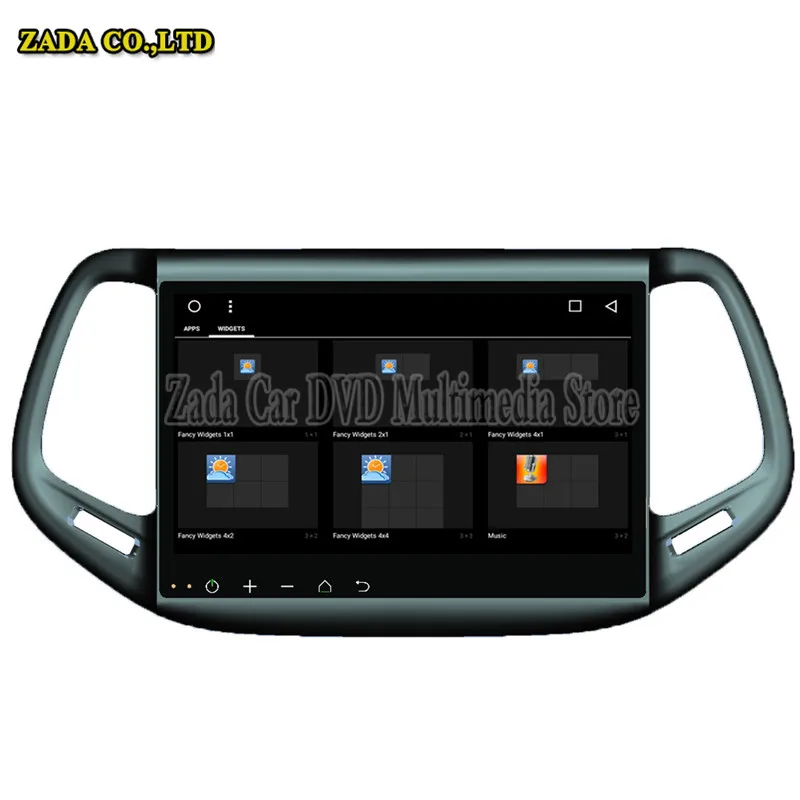 NaviTopia 10 1 дюймов Восьмиядерный Android 8 автомобильный dvd плеер для JEEP Compass 2016