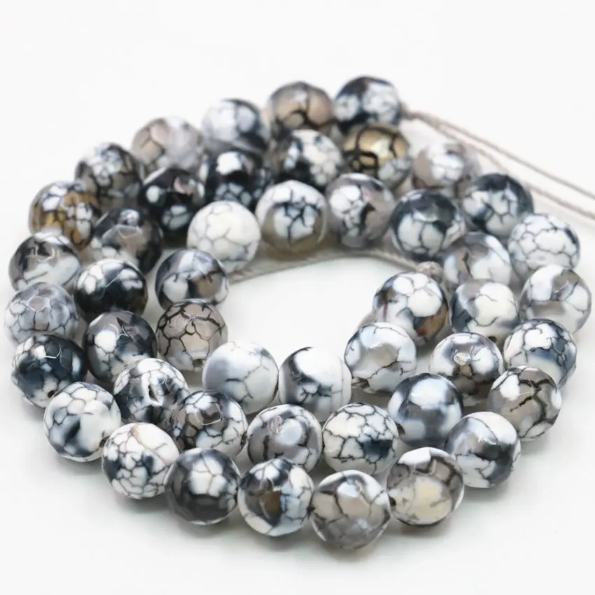 2 шт. оптовая продажа граненый оникс из натурального огненного камня круглые