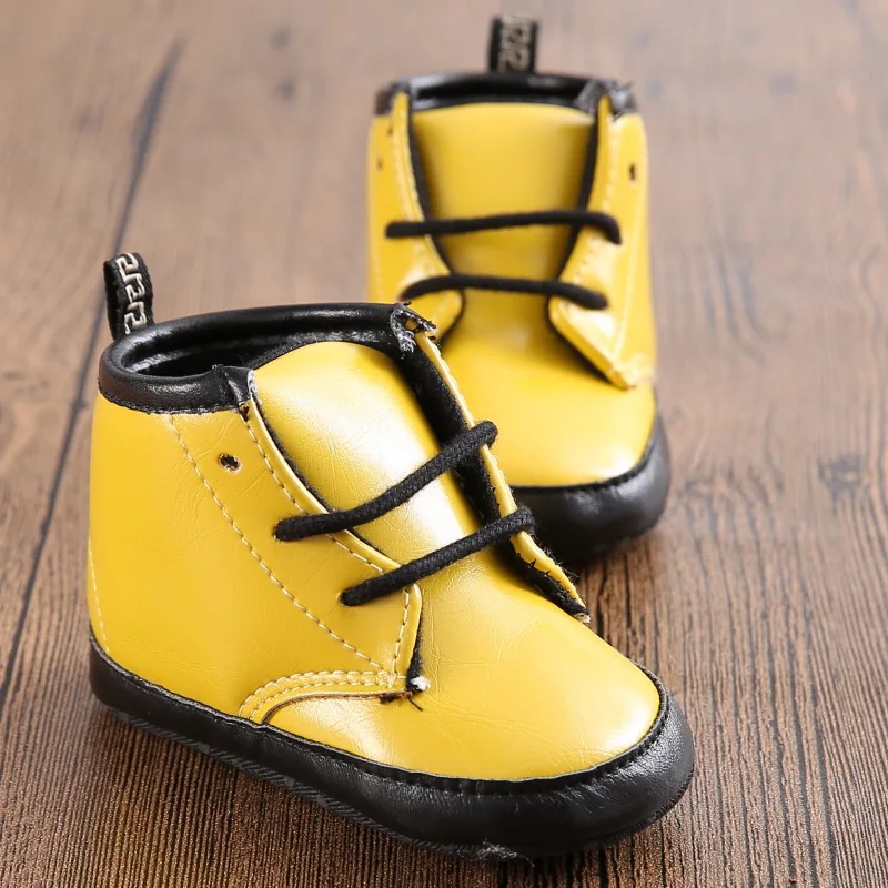 Romirus для новорожденных маленьких мальчиков обувь девочек из искусственной кожи