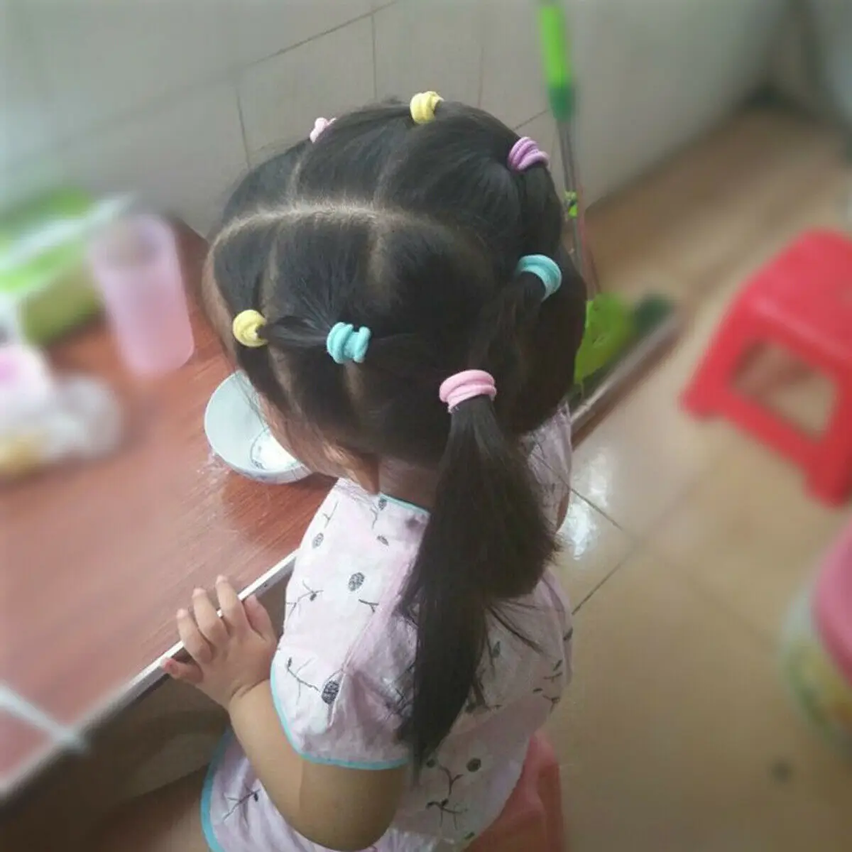 50 шт. эластичные резинки для волос девочек | Мать и ребенок