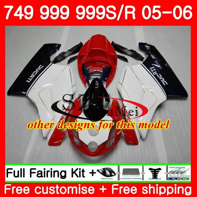 Кузов для мотоцикла DUCATI 749R 999R 05 06 749 999 R 96SH14 кузов 749S 999S серебристо серый 2005 2006