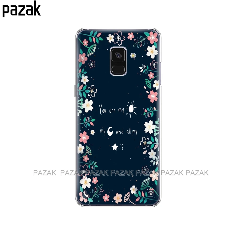 Силиконовый чехол для телефона samsung Galaxy A8 A530 A530F, силиконовый чехол для samsung A8 Plus A730 A730F, прозрачный чехол s - Цвет: 34260
