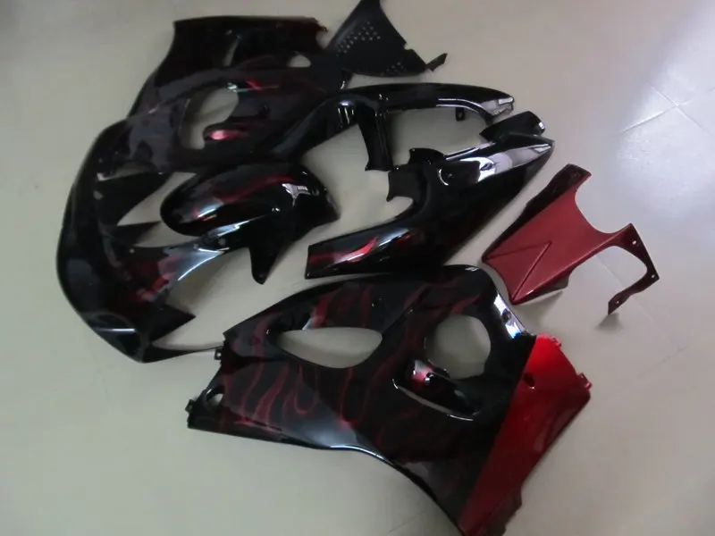 Комплект обтекателей для SUZUKI GSXR600 750 96 97 98 99 00 GSXR 600 GSXR750 1996 1999 2000 ABS Красный Пламя