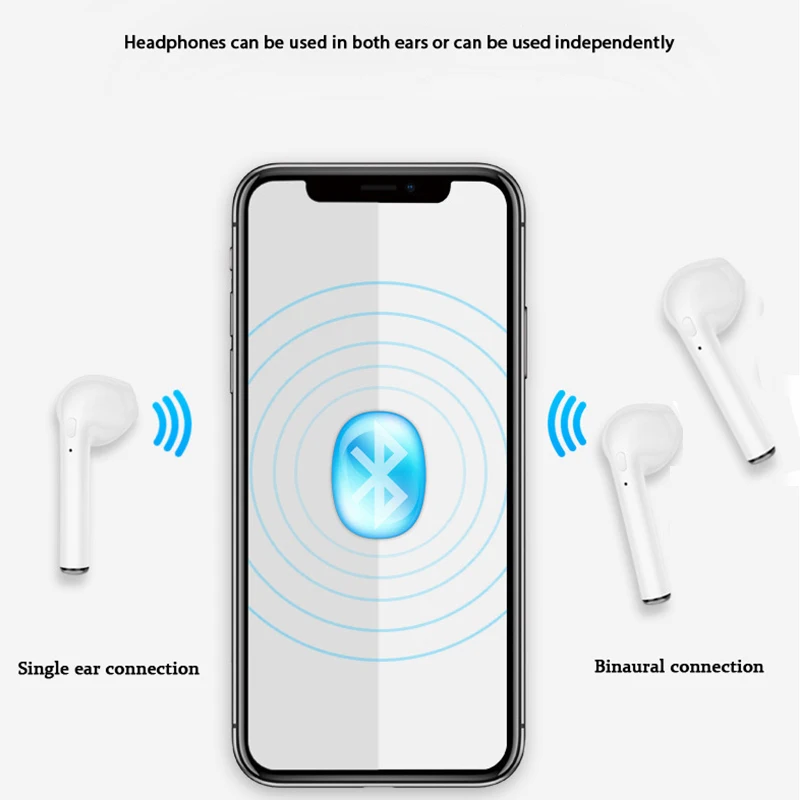 Беспроводные наушники для Motorola One Power P30 Note Moto G6 Plus G5s G5 G4 Bluetooth с микрофоном Twins