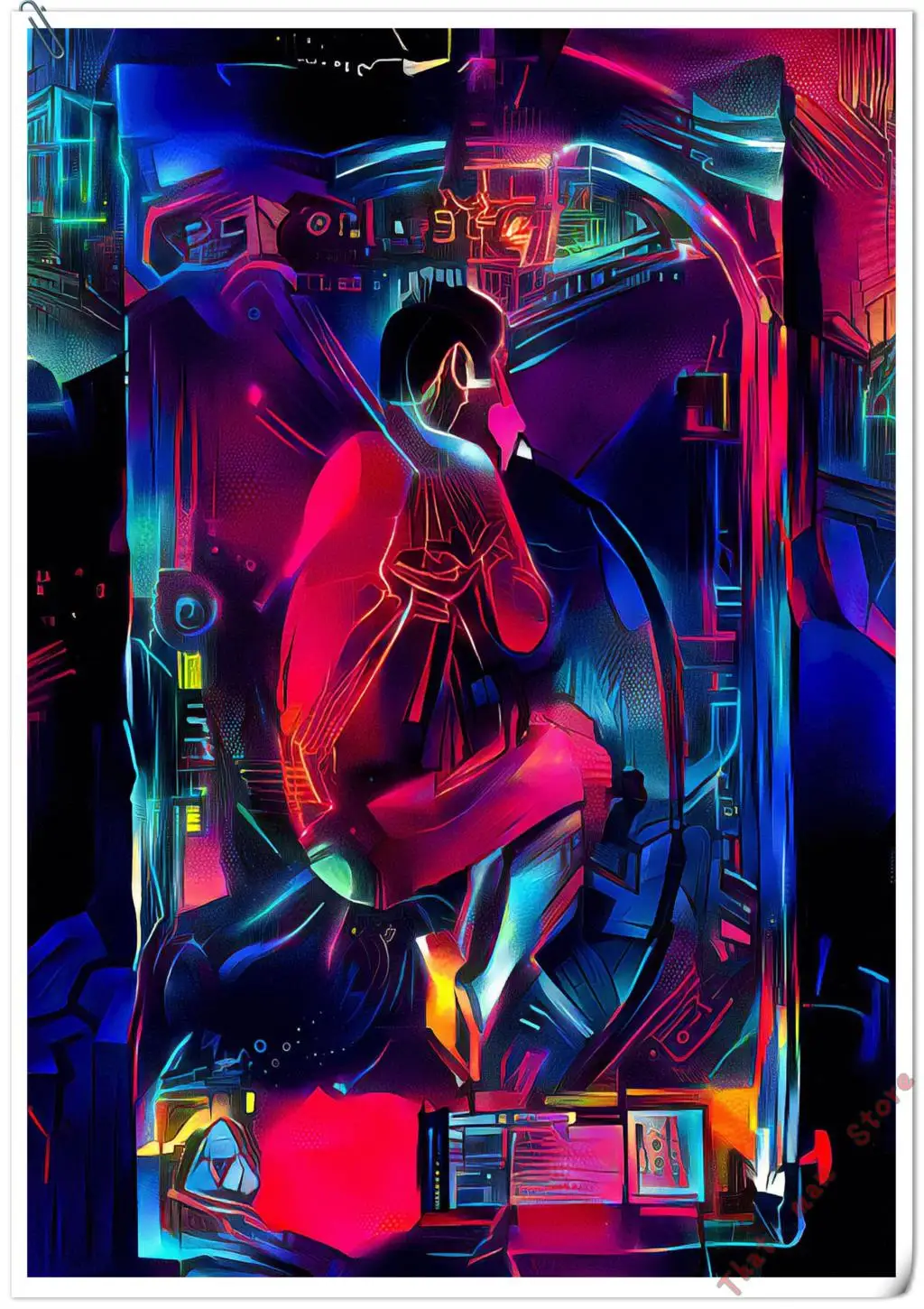 Декоративные карбоновые постеры для кинофильмов настенные наклейки бумажные