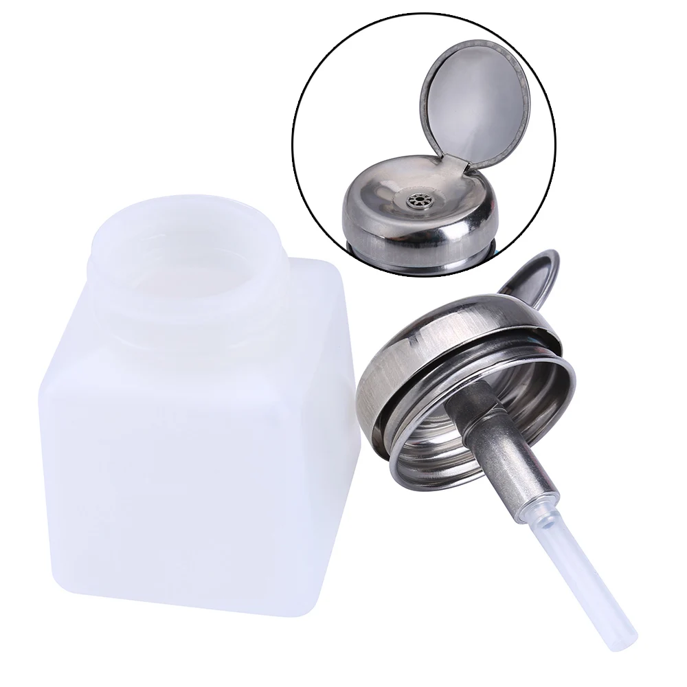 100/200/250ml Liquid Alcohol Bottles Press Pump Dispenser Durable Stainless Steel Cap for Photography Photo Studio Cleaning Tool |
