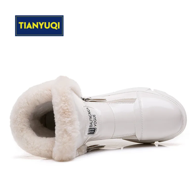 TIANYUQI/Женская Теплая обувь зимняя из хлопка теплая и красивая спортивная для