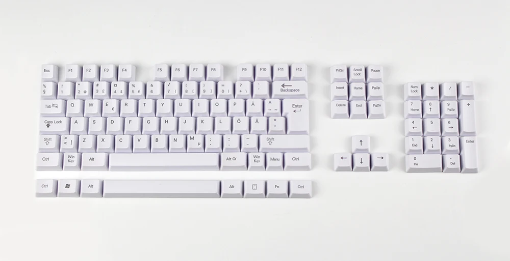 Топ печатных pbt keycaps нордическая раскладка iso oem профиль для usb игровая механическая клавиатура