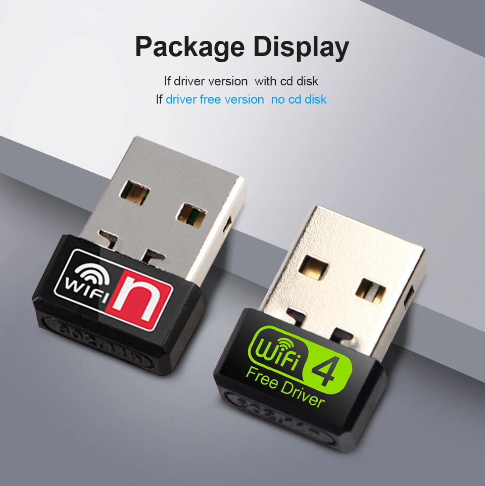 Мини USB WiFi адаптер MT7601 150 Мбит/с Wi-Fi адаптер для ПК USB Ethernet WiFi Dongle 2,4G сетевая карта Antena Wi Fi приемник