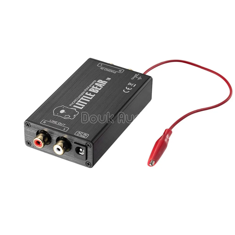 Douk audio Little Bear T9 мини Phono усилитель предварительный мм поворотный RIAA аудио hi fi