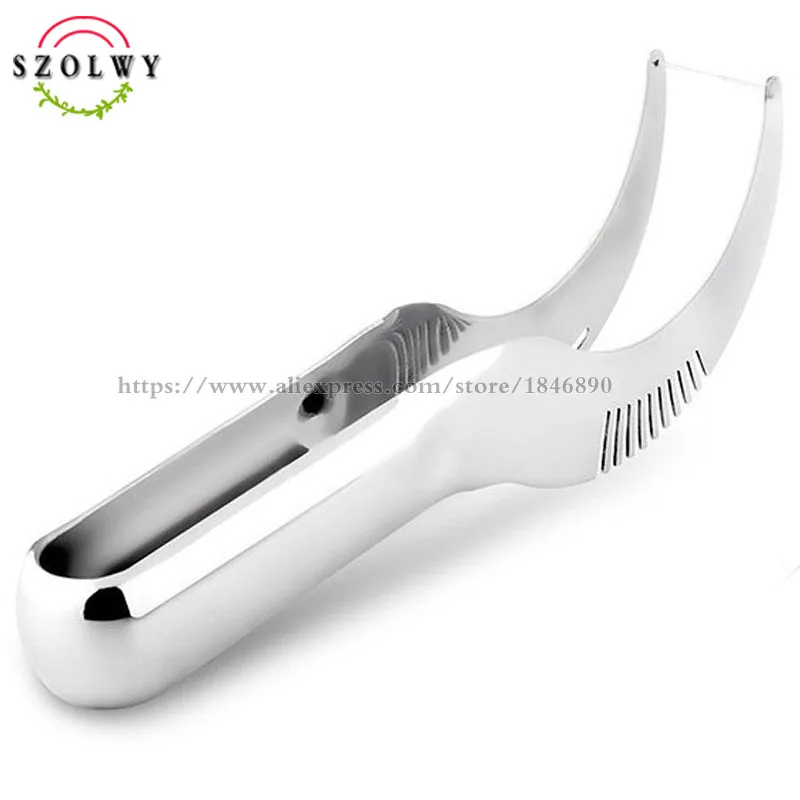 hot sale 1pcs stainless steel watermelon cantaloupe slicer cutter server corer scoop tool utensils as seen on tv | Дом и сад