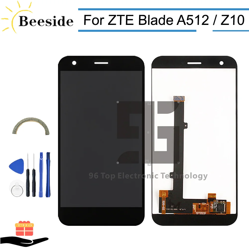 AA + качественный ЖК дисплей 5 2 ''для zte Blade A512 Z10 кодирующий преобразователь