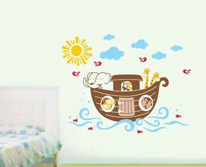 Бесплатная доставка мультяшный корсаир лодка животные сделай сам съемные