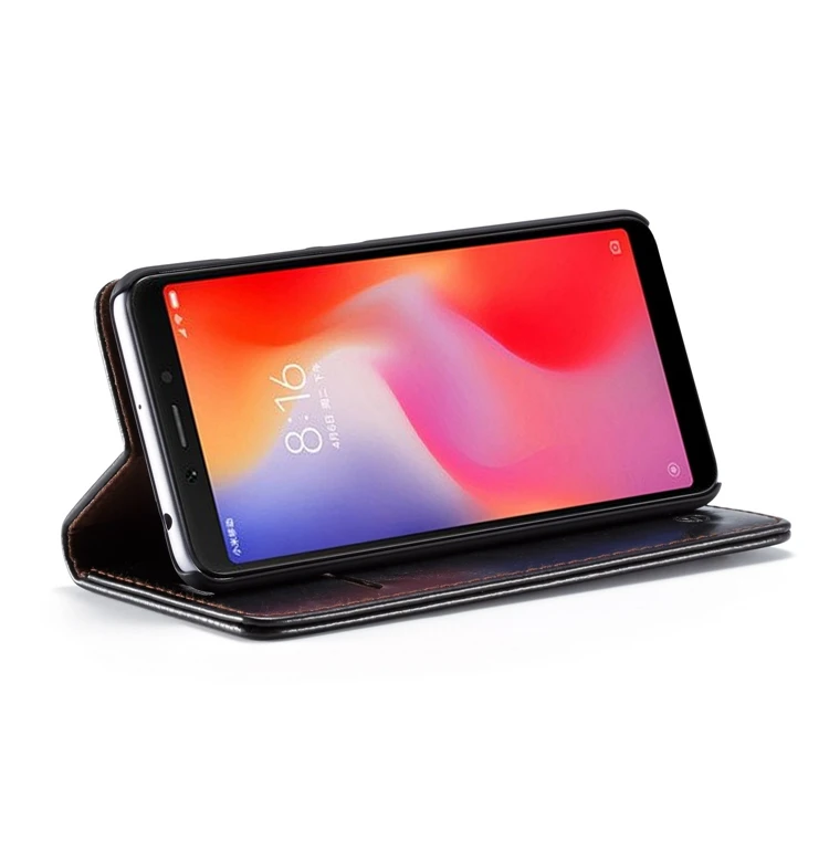 Магнитный чехол-кошелек для Xio mi Red mi 6 6A 6 Pro Note 6 Pro Note 3 mi 5 8 кожаный чехол-книжка флип-чехол