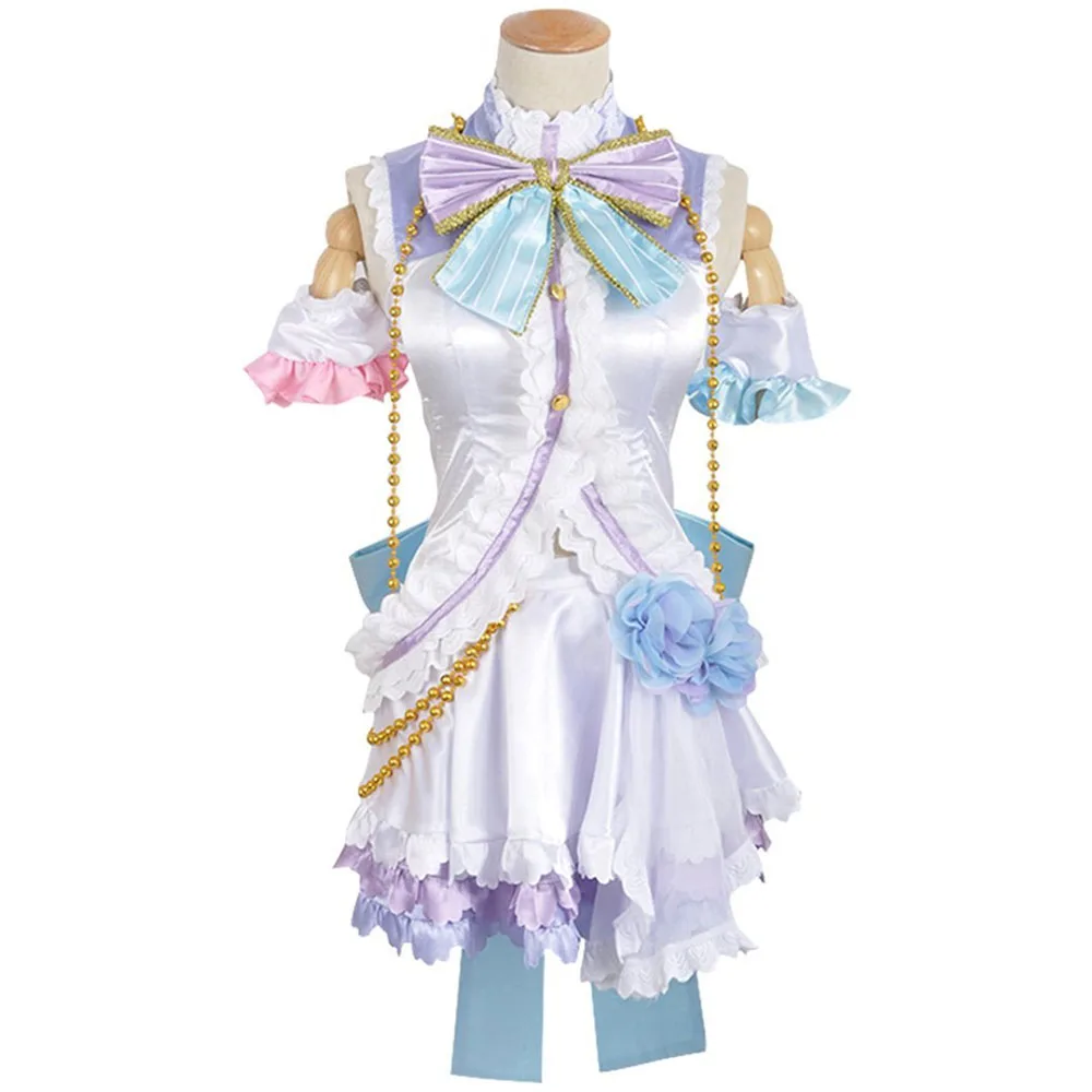 Люблю жить! Белый костюм ко Дню Святого Валентина Kotori Nico Umi Maki Nozomi Honoka Rin для