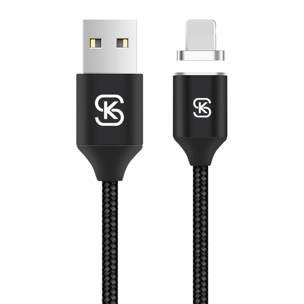 SIKAI Магнитный зарядный кабель для iPhone 6 7 8 USB Дата-кабель IOS телефон зарядное