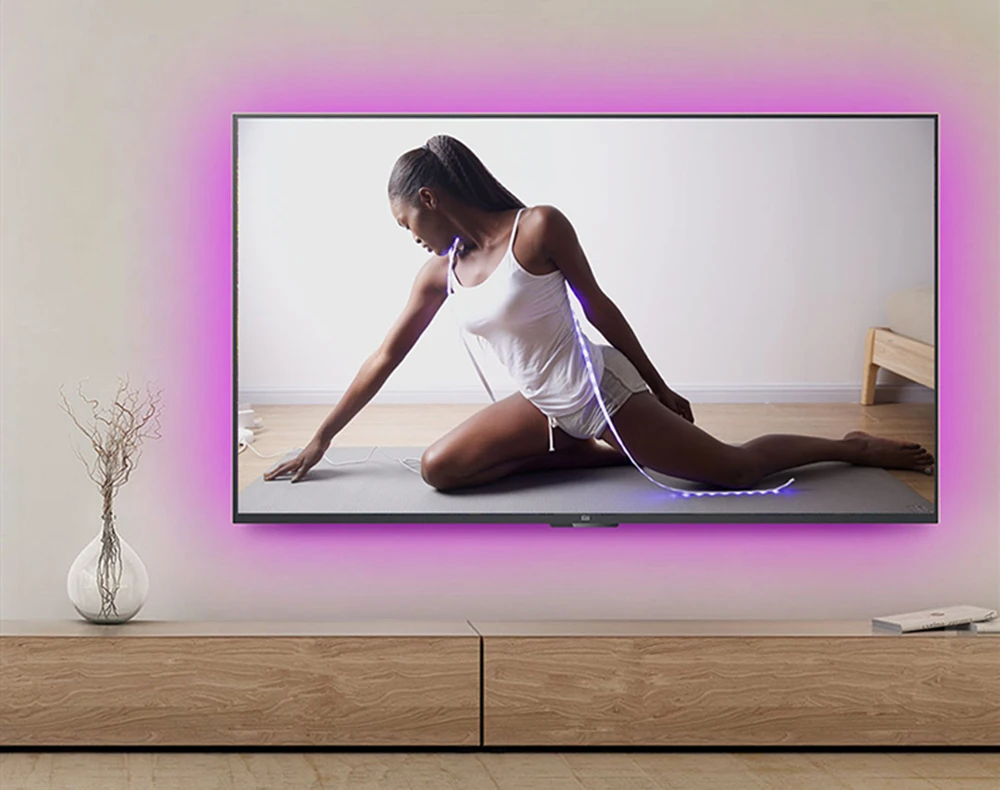 Yee светильник xiaomi, светодиодный светильник, полоса, 2 м, умный дом mijia, wifi, пульт дистанционного управления для Google Assistant, Amazon Alexa, приложение для телефона, Новинка