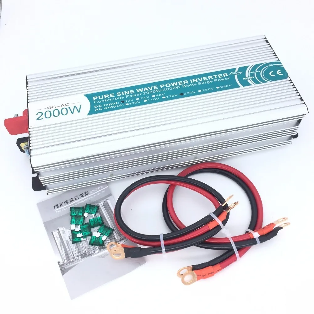 Умные инверторы зарядное устройство 5000 Вт инвертор чистой синусоидальной волны