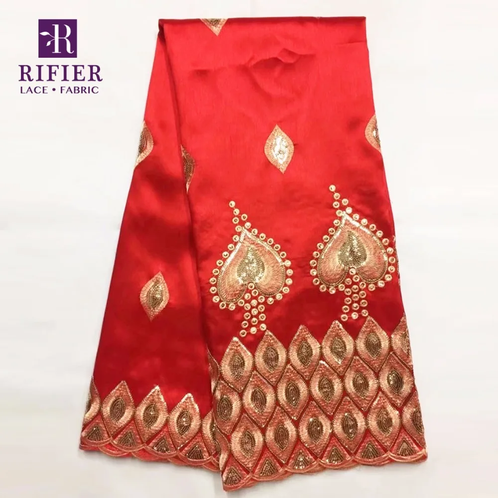 2018 уникальный дизайн с узором африканская Джордж кружевная ткань расшитая