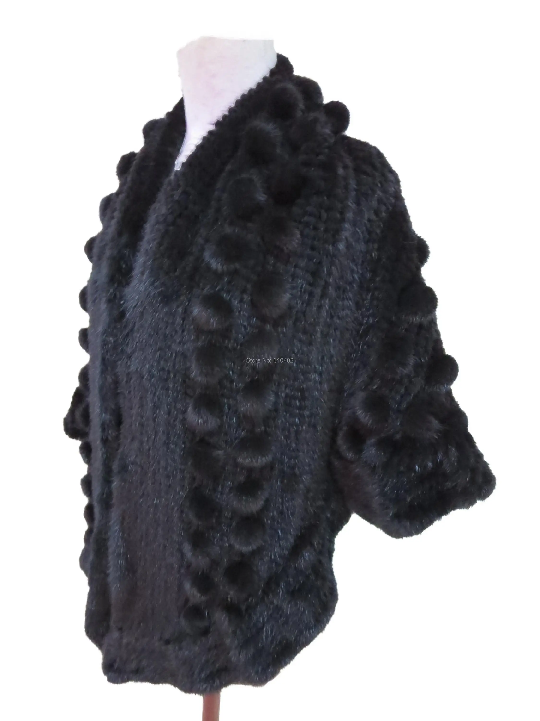 Новейшая натуральная накидка из натурального меха норки Lྂ. 86 женская с