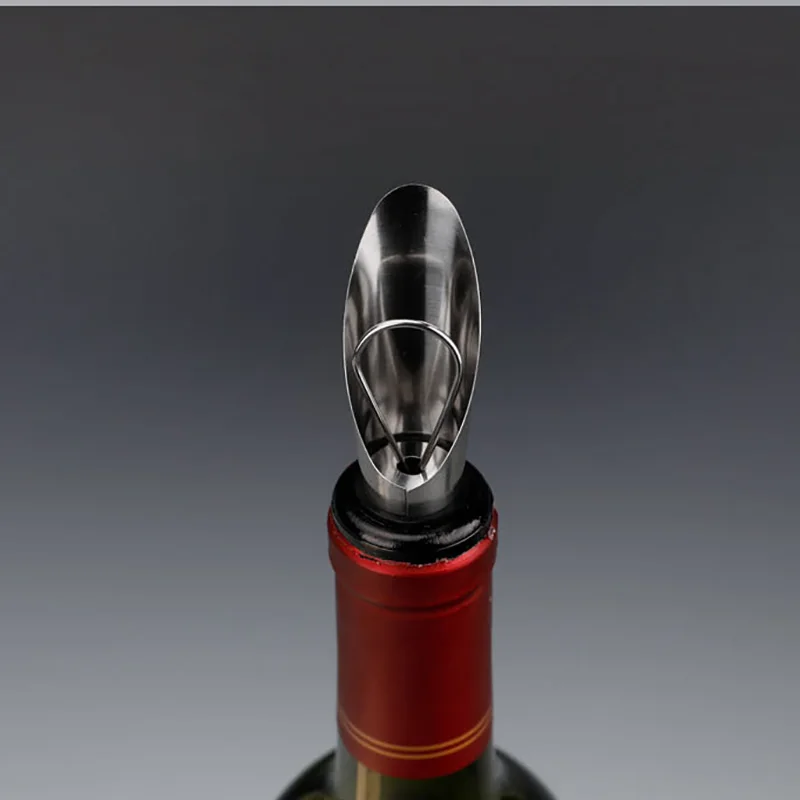 Новинка 2019 нержавеющая сталь Pourer + пробка поток бутылки вина выливной Носик