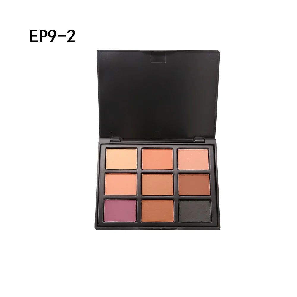 Тени для век Палитра пигментов прессованные блестки натуральные матовые тени