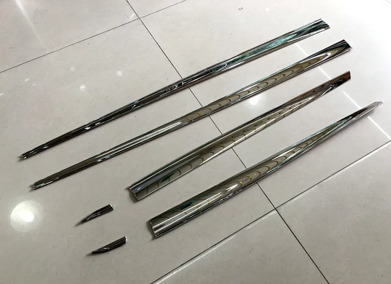 Для LEXUS RX200t RX450h 2016 6 шт. ABS Глянцевая накладка на боковые двери автомобиля Новое