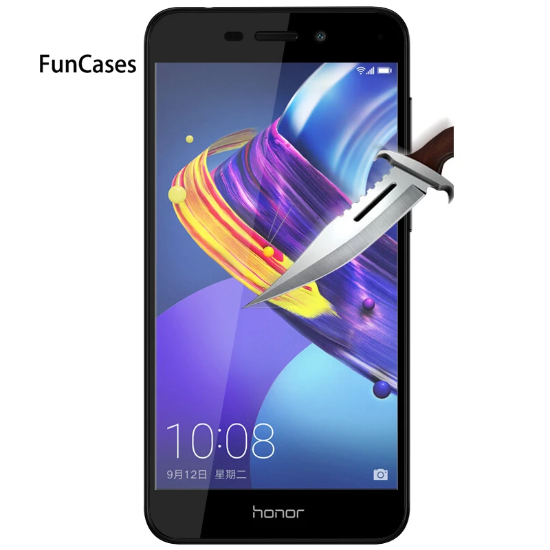 Полное покрытие закаленное стекло для huawei Honor 6C Pro Защита экрана 7X 6A 6X9 P9 Lite Mini Nova 2017
