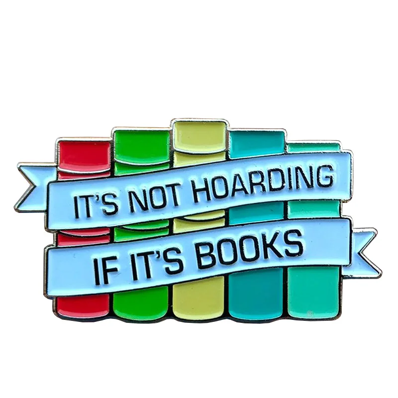 

book enamel pin
