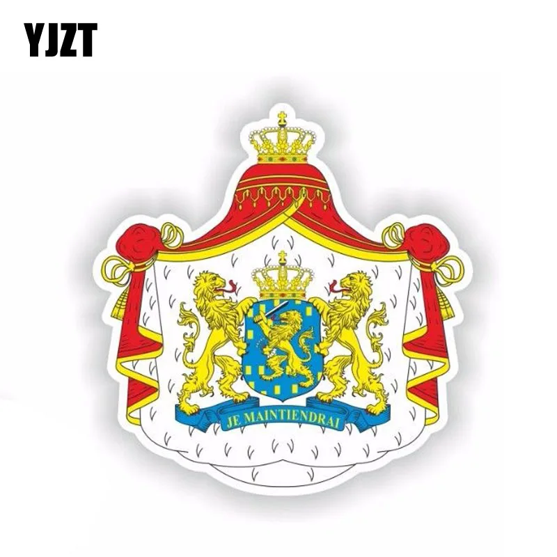 

YJZT 10.8CM*11.2CM Car Styling Netherlands Small Coat Of Arms Motorcycle Decal Car Sticker 6-1869