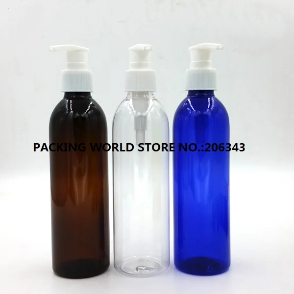 250 мл круглая Наплечная ПЭТ/пластиковая бутылка с белым/прозрачным/черным