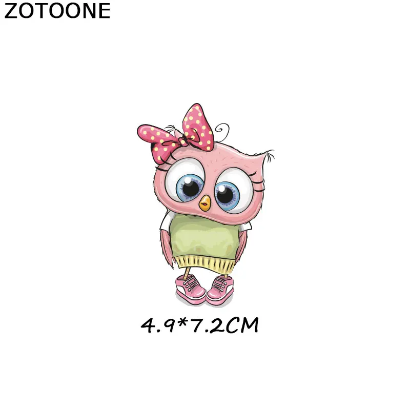 ZOTOONE нашивки с полосками, набор, железная передача, единорог, кошка, нашивки в форме собак, футболки для девочек, детская одежда, сделай сам, переводные наклейки, G - Цвет: 1099