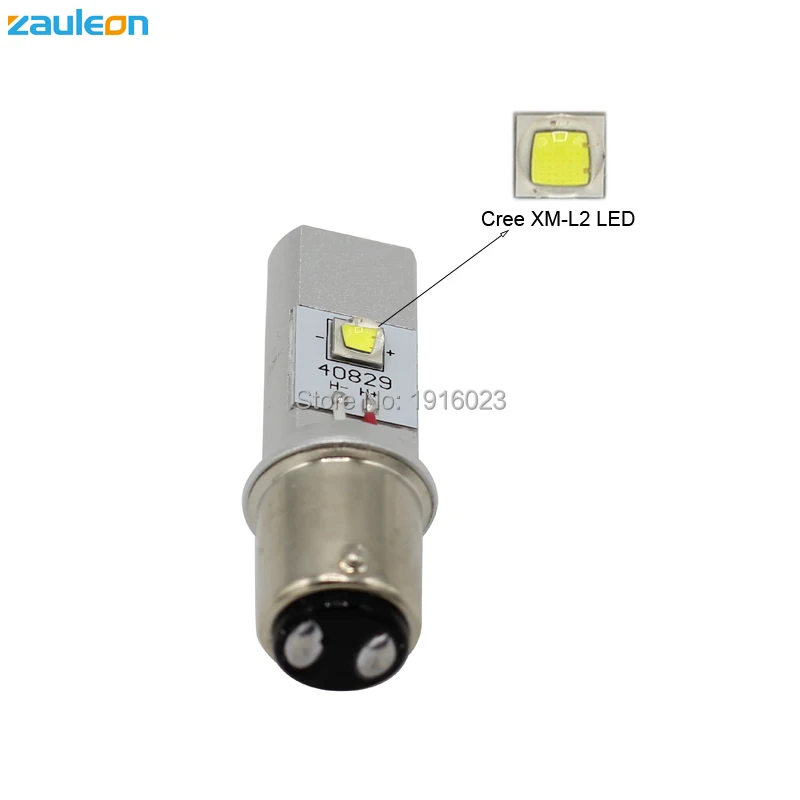 Zauleon 1 шт. 1157 BA15D светодиодный головной фонарь для мотоцикла 6 В постоянного тока 12