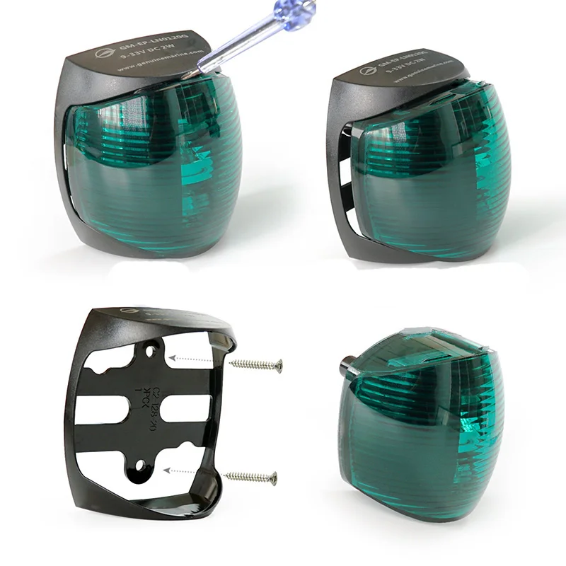 12V Морская Лодка светодиодный навигационный свет белый кормовой красный зеленый