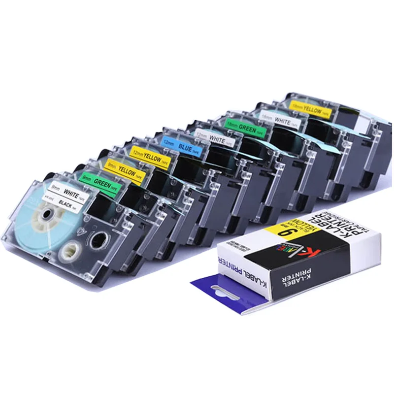 Этикетка CIDY многоцветный объектива с оптическими зумом Casio XR-12WE XR-9WE XR-18WE XR-12RD XR-12YW XR-9YW/18YW совместимый для KL-60 KL-60SR KL120 EZ этикетировщик