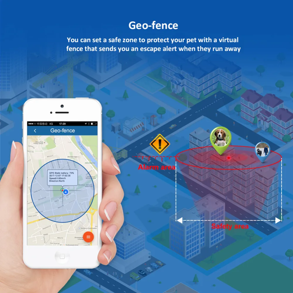 Gps трекер для собак кошка gps локатор 2G GSM GPRS устройство слежения LK LK100