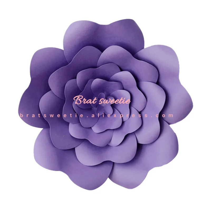 s4 purple Искусственные цветы, бумажные помпоны, искусственные цветы, розы, сделай сам, для дня рождения, вечеринки, свадьбы, декорации, Декорации для дома, инструменты для декора стен - Цвет: s4 purple