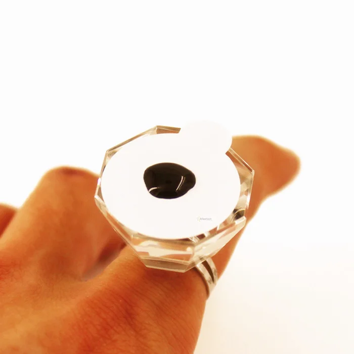 

Одноразовый держатель клея для ресниц, 120 шт., инструменты для наращивания ресниц, наклейка