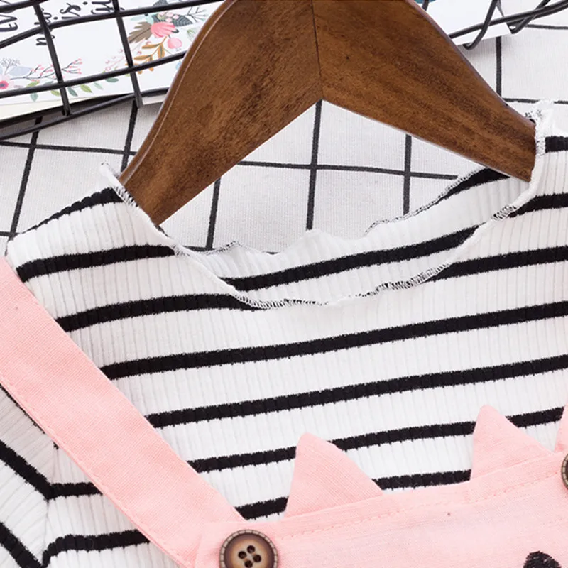 DFXD 2017 летний комплект детской юбки из 2 предметов хлопковая юбка на бретельках с