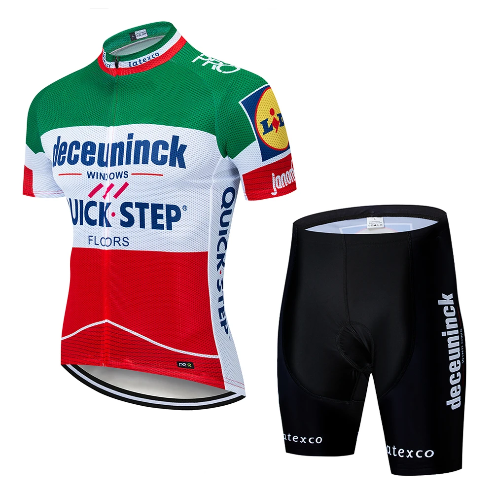 Cycling set Новинка черная велосипедная майка quickшаг 12D набор велошорт быстросохнущая велосипедная одежда мужская летняя профессиональная костюм для велосипеда - Цвет: Cycling set