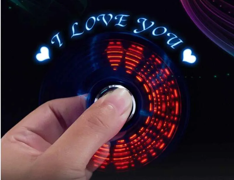 Fingertip Gyro USB аккумуляторная Электронная зажигалка ручной Спиннер для сигарет; защита от ветра зажигалка светодиодный Зажигалка Играть 18 красочный узор